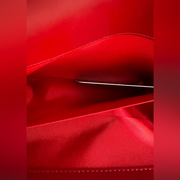 Chanel Boy Red Medium Quilted Leather Flap Bag - Picture 14 of 14